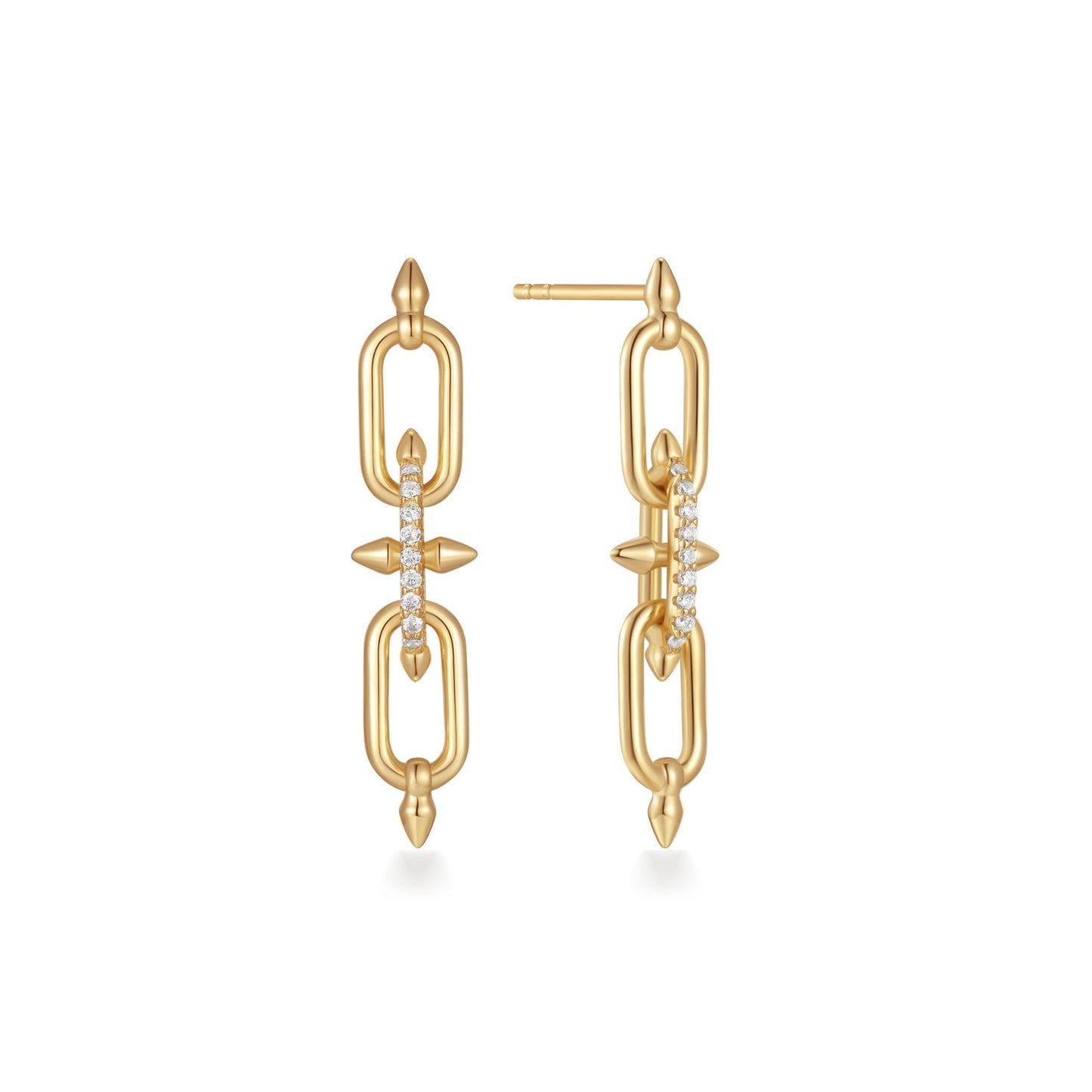 SPIKE LINK CHAIN DANGLE