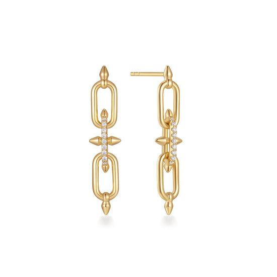 SPIKE LINK CHAIN DANGLE