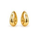 ARANA gold earrings by ÍNDIGO