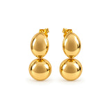 ZURI gold earrings by ÍNDIGO