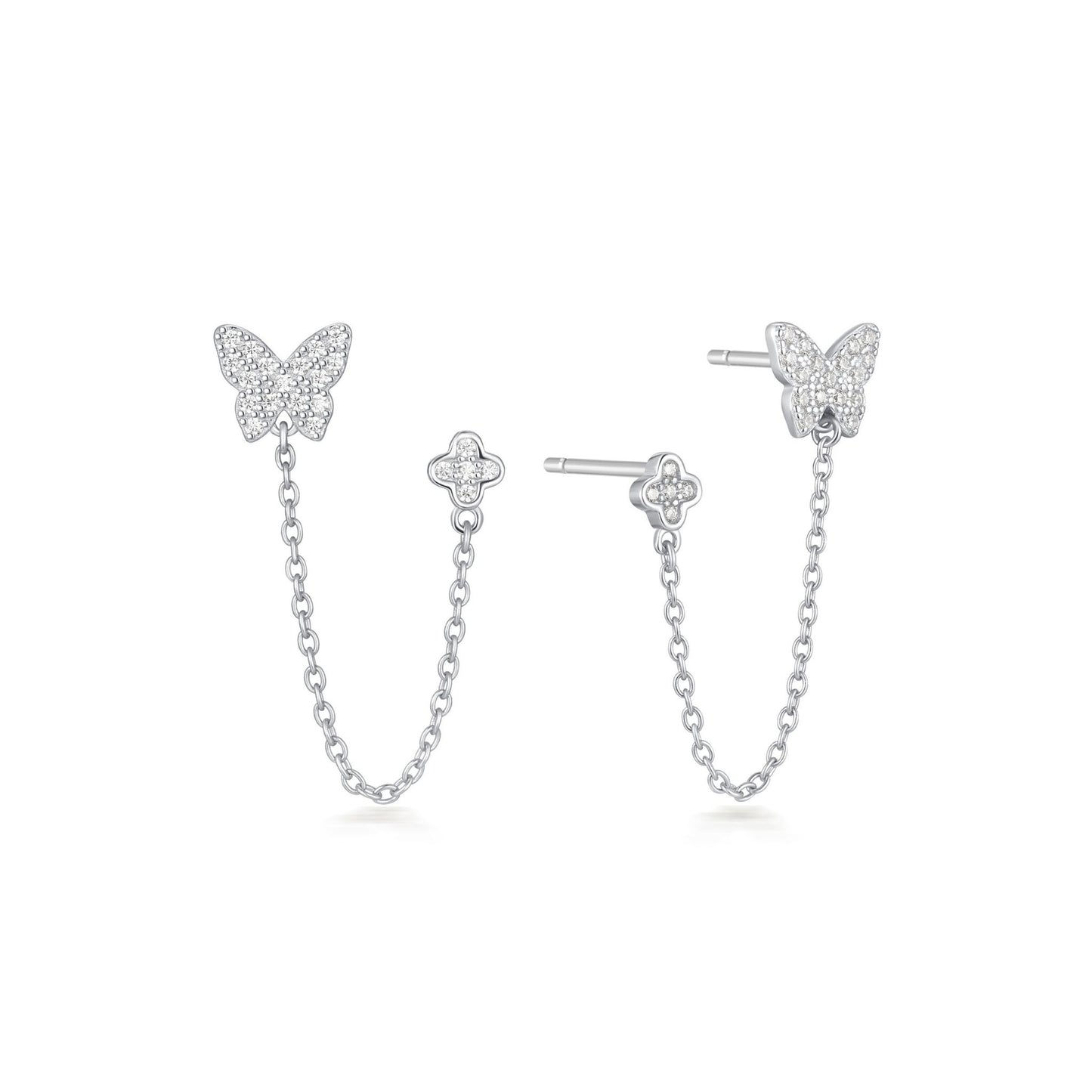 BUTTERFLY DOUBLE STUD