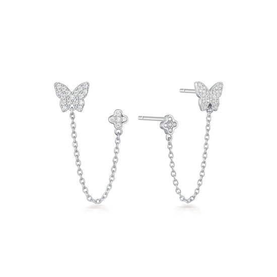BUTTERFLY DOUBLE STUD