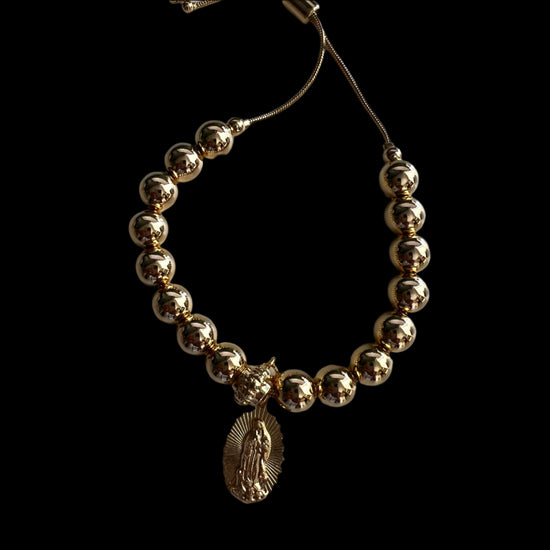 Virgin Guadalupe Sphere Bracelet