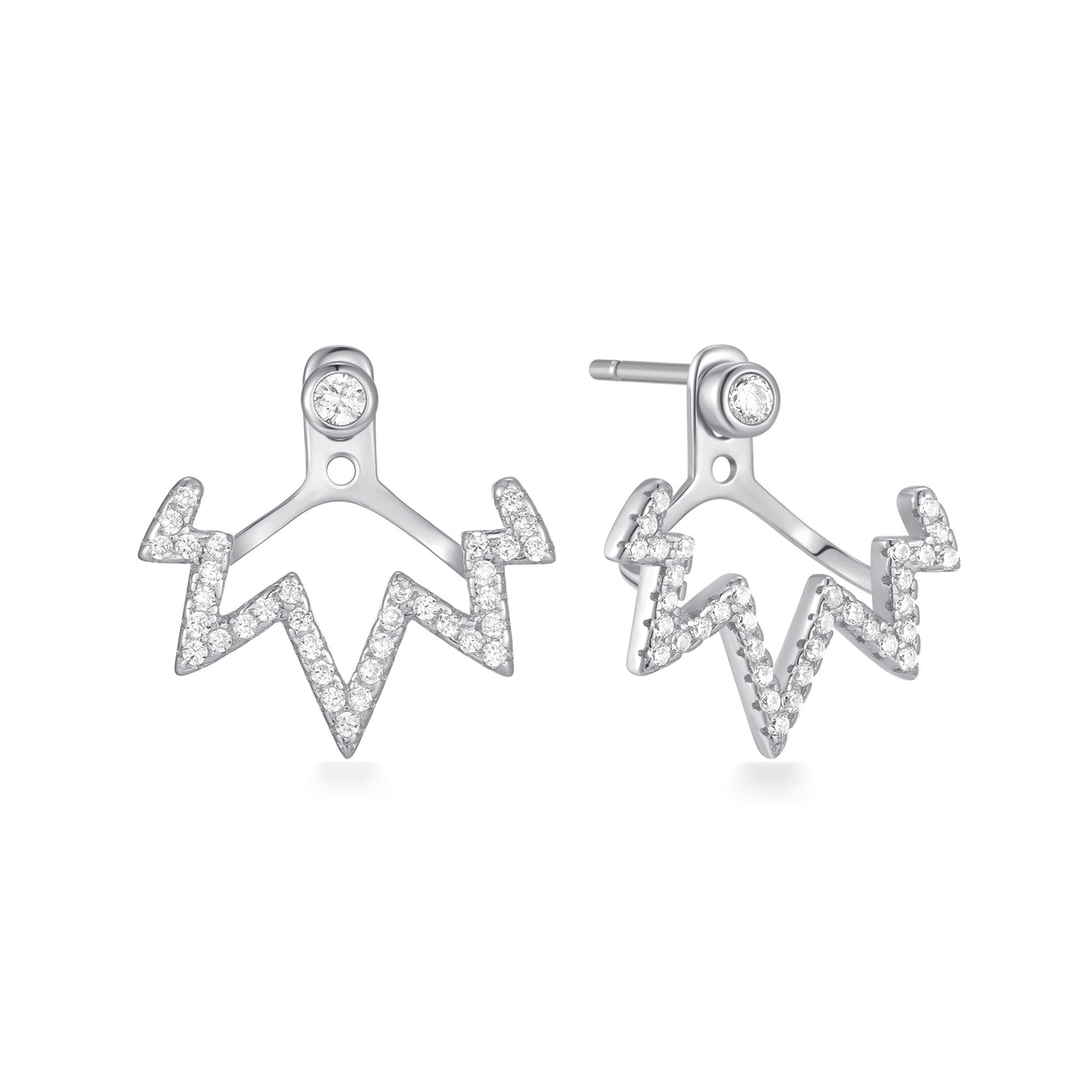 PAVE SPIKE EAR JACKET