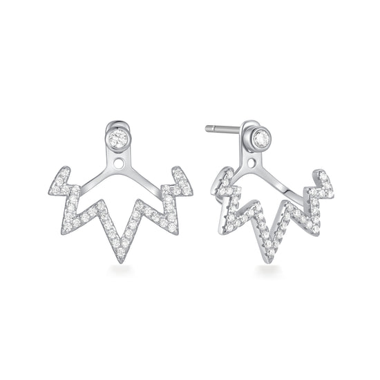 PAVE SPIKE EAR JACKET