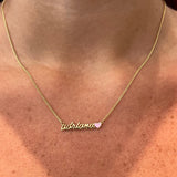 CUSTOM CUBAN CHAIN WITH COLORED HEART