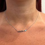 CUSTOM CUBAN CHAIN WITH COLORED HEART