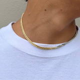 TWO TONE CUBAN CHAIN