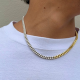 TWO TONE CUBAN CHAIN