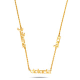 CUSTOM THREE NAME CHAIN