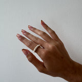 ADJUSTABLE PEARLS RING