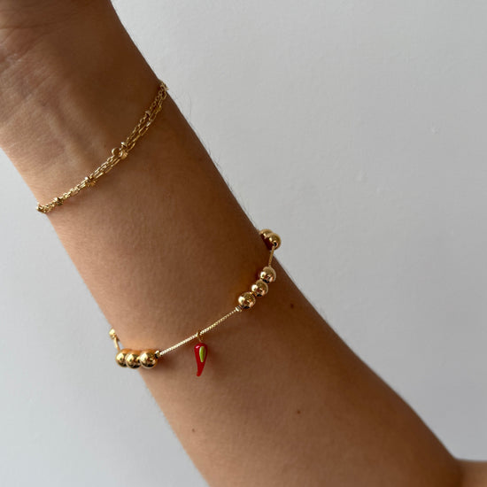 CHILI PENDANT BRACELET