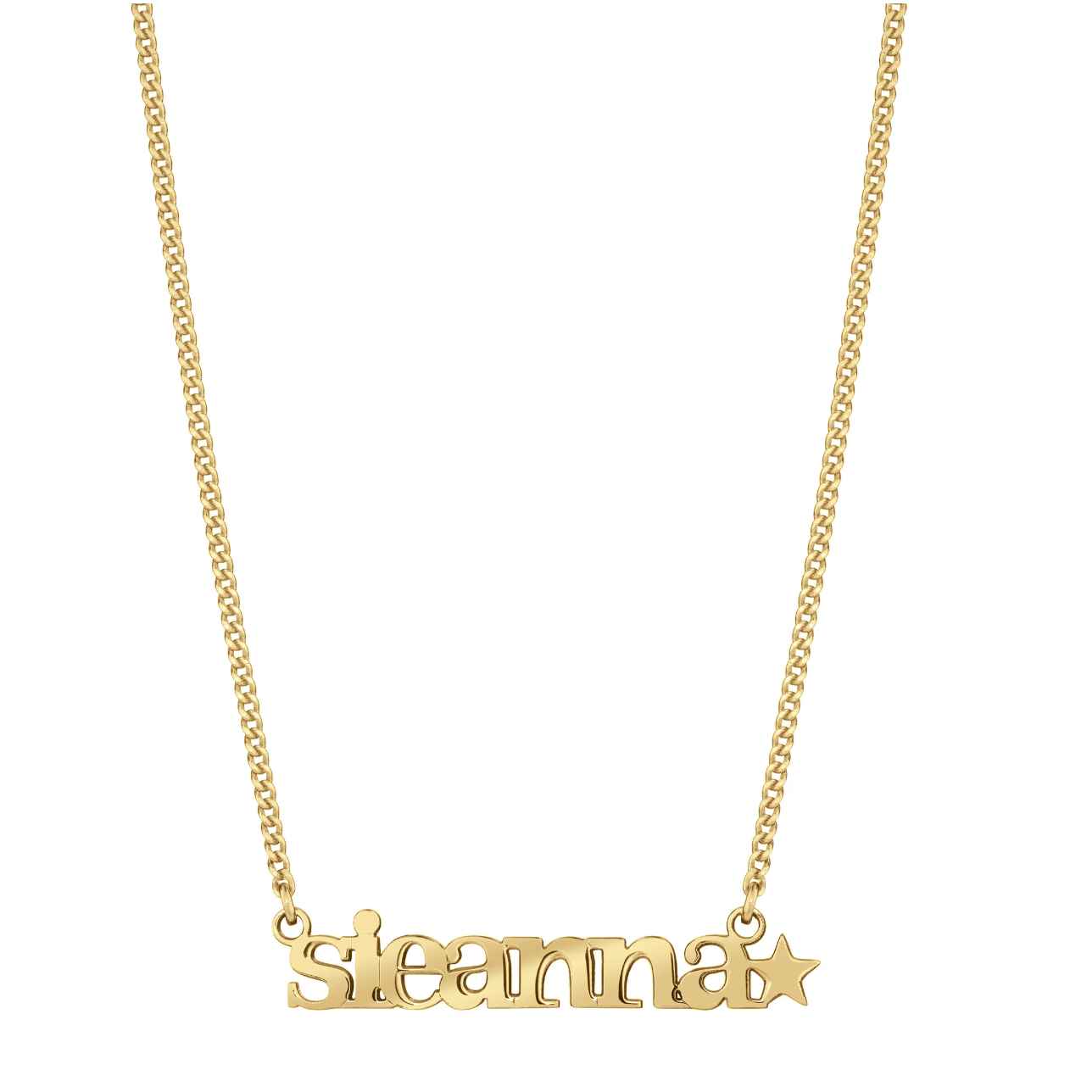 CUSTOM CHAIN SOLID STAR