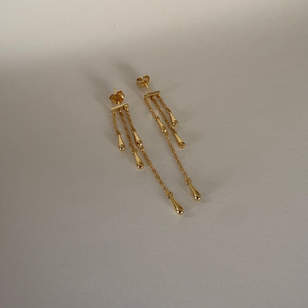 DROP CHAIN EARRING