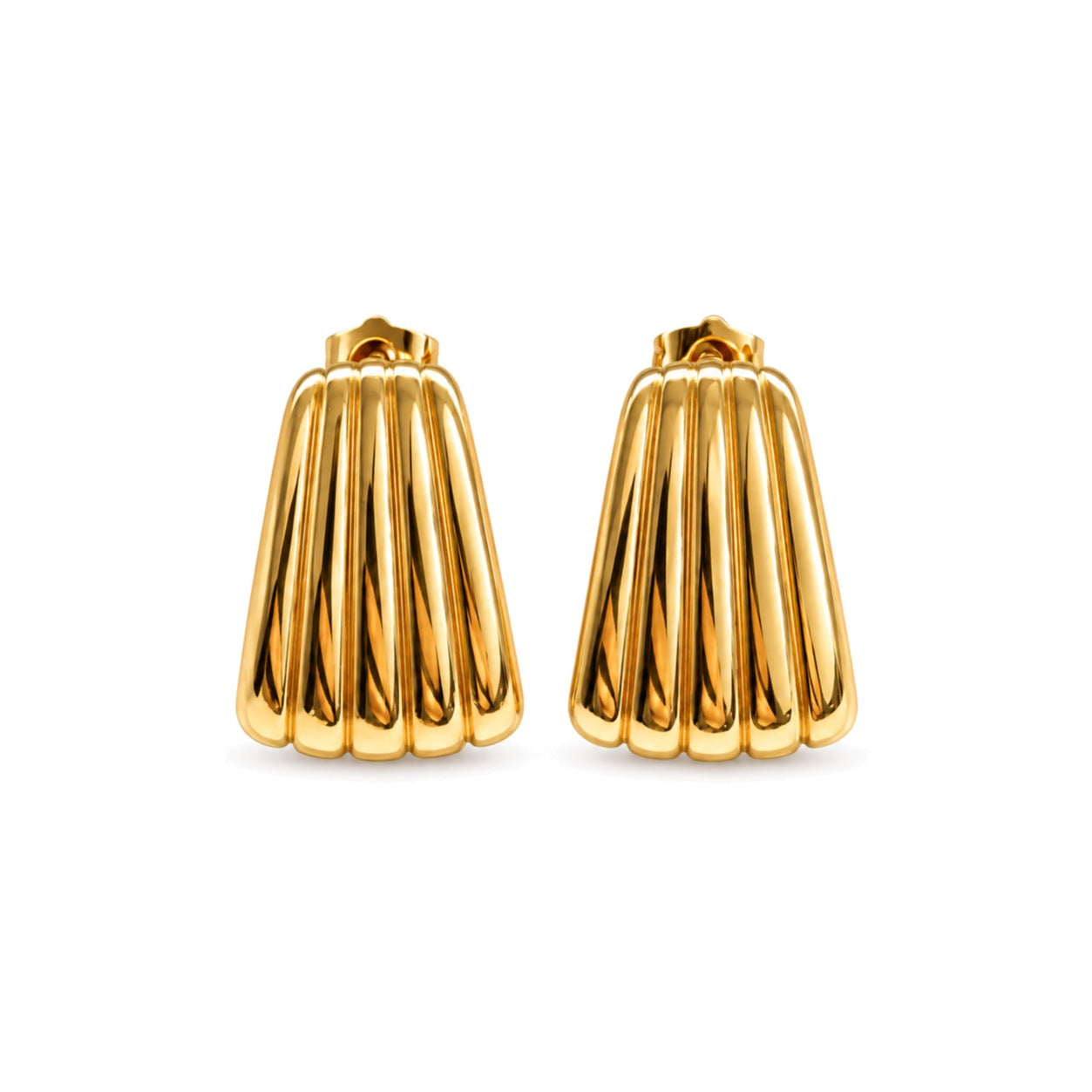 ASTELLE gold earrings by ÍNDIGO