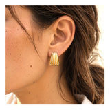 ASTELLE gold earrings by ÍNDIGO