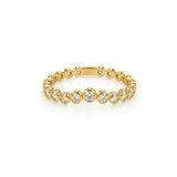 ESTELA bezel-set eternity ring by ÍNDIGO