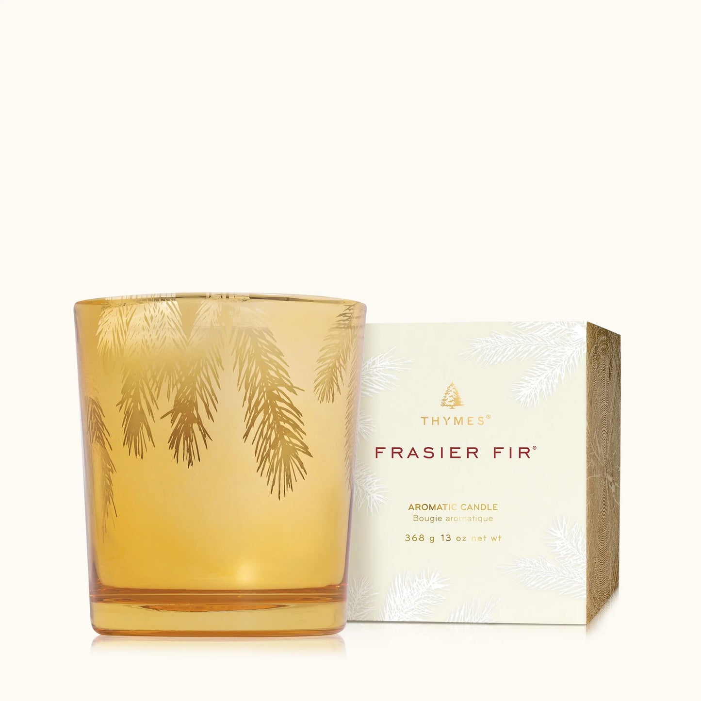 GILDED POURED CANDLE FRASIER FIR 13 OZ