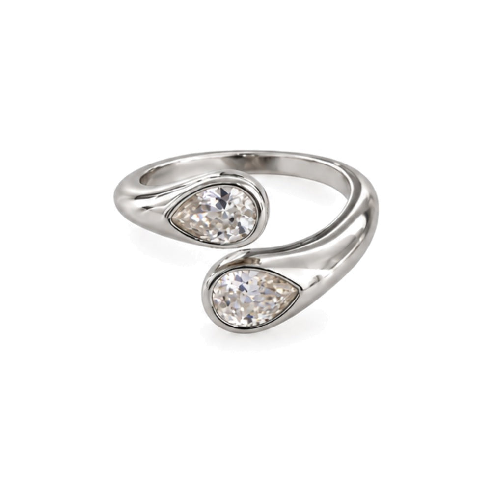 IRIA adjustable teardrop ring by ÍNDIGO