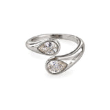 IRIA adjustable teardrop ring by ÍNDIGO