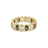 GEORGINA cubic zirconia statement ring by ÍNDIGO