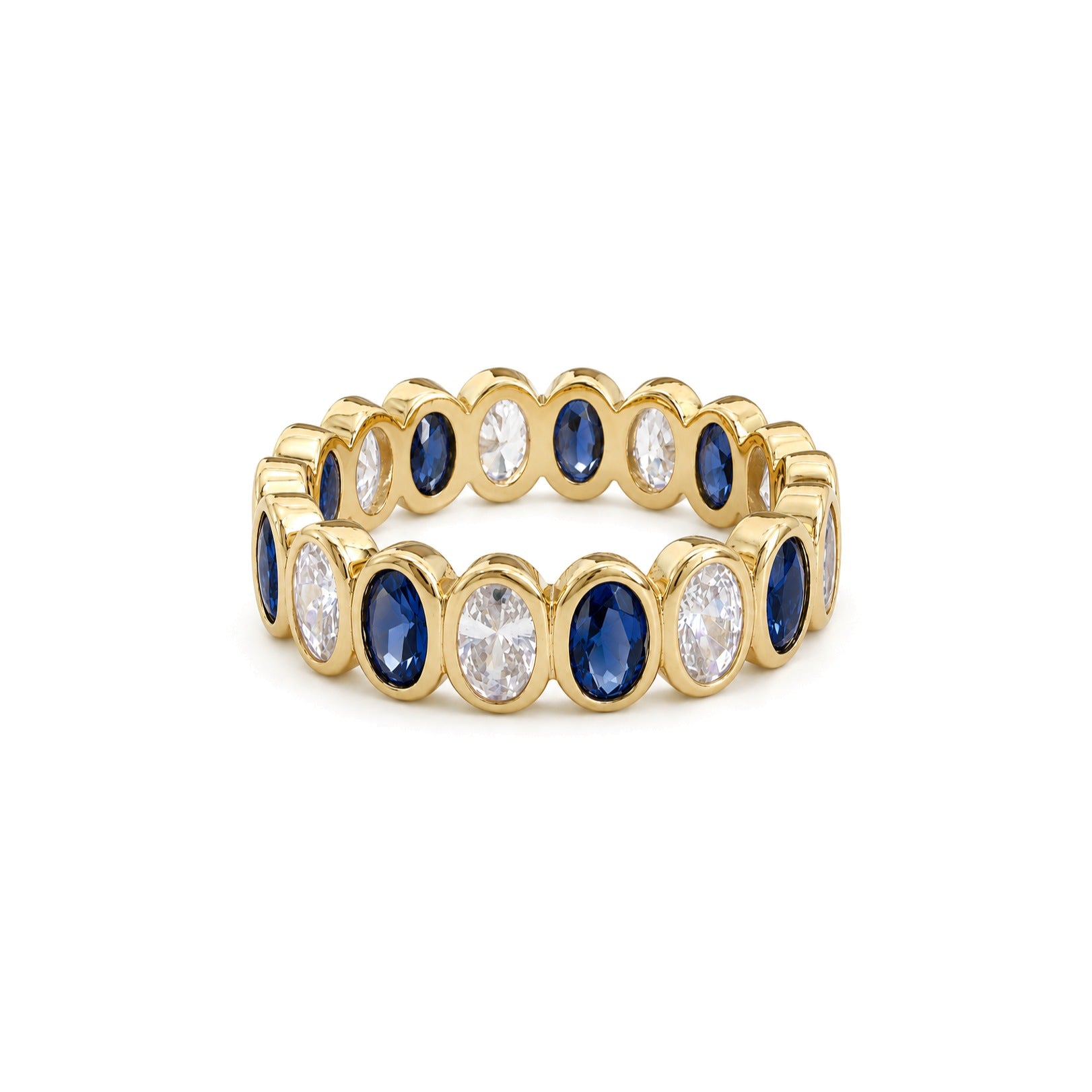 GEORGINA cubic zirconia statement ring by ÍNDIGO