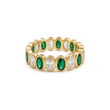 GEORGINA cubic zirconia statement ring by ÍNDIGO