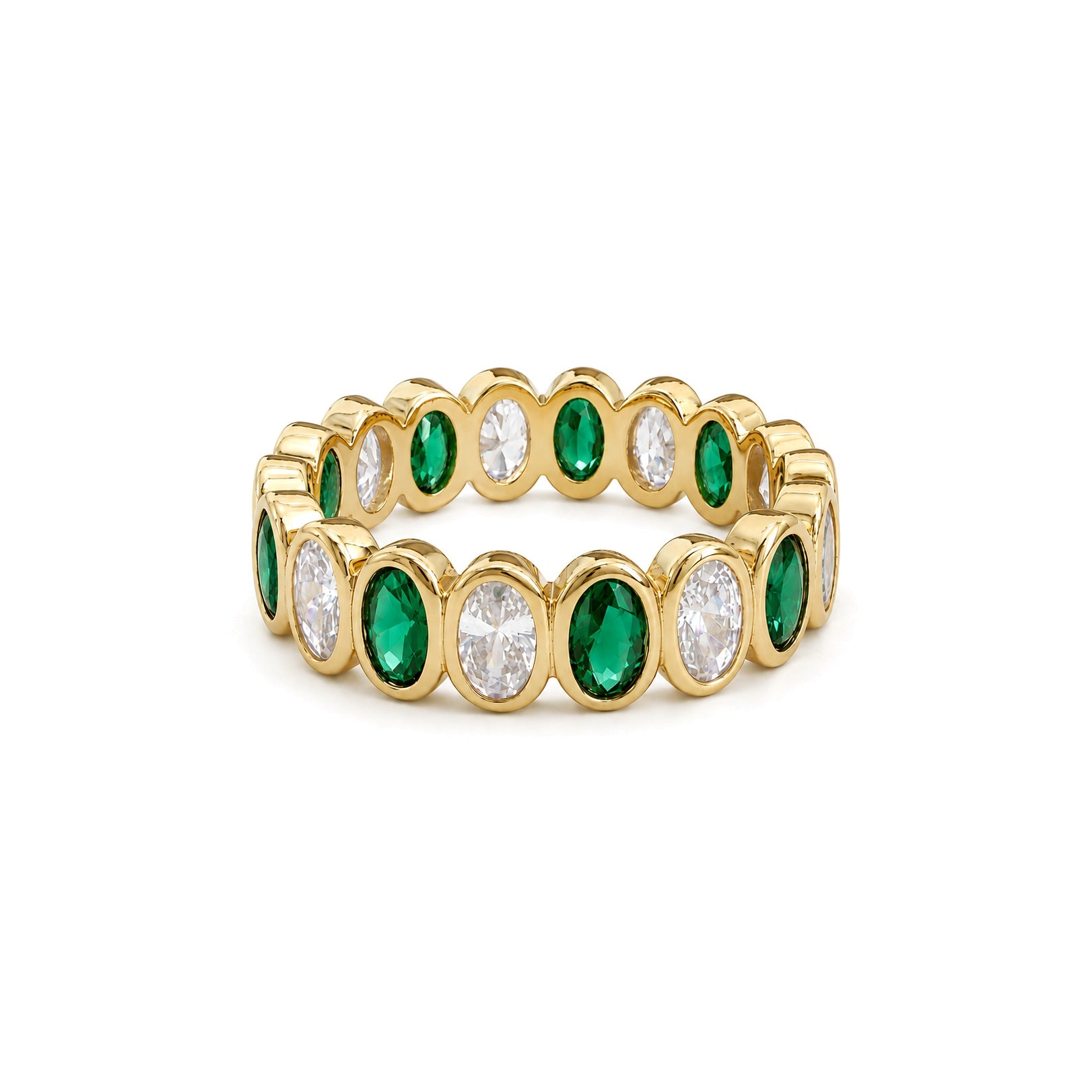 GEORGINA cubic zirconia statement ring by ÍNDIGO
