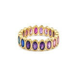 GEORGINA cubic zirconia statement ring by ÍNDIGO