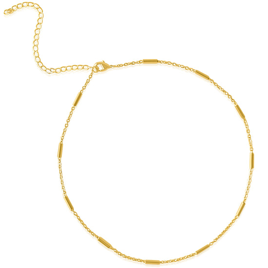 thin choker chain necklace
