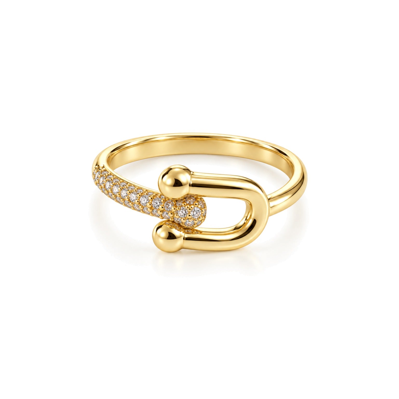 KEILA pavé link ring by ÍNDIGO
