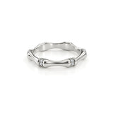 ADRA sculpted bamboo ring with crystal accents by ÍNDIGO