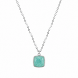 SQUARE STONE NECKLACE