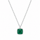 SQUARE STONE NECKLACE