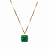 SQUARE STONE NECKLACE