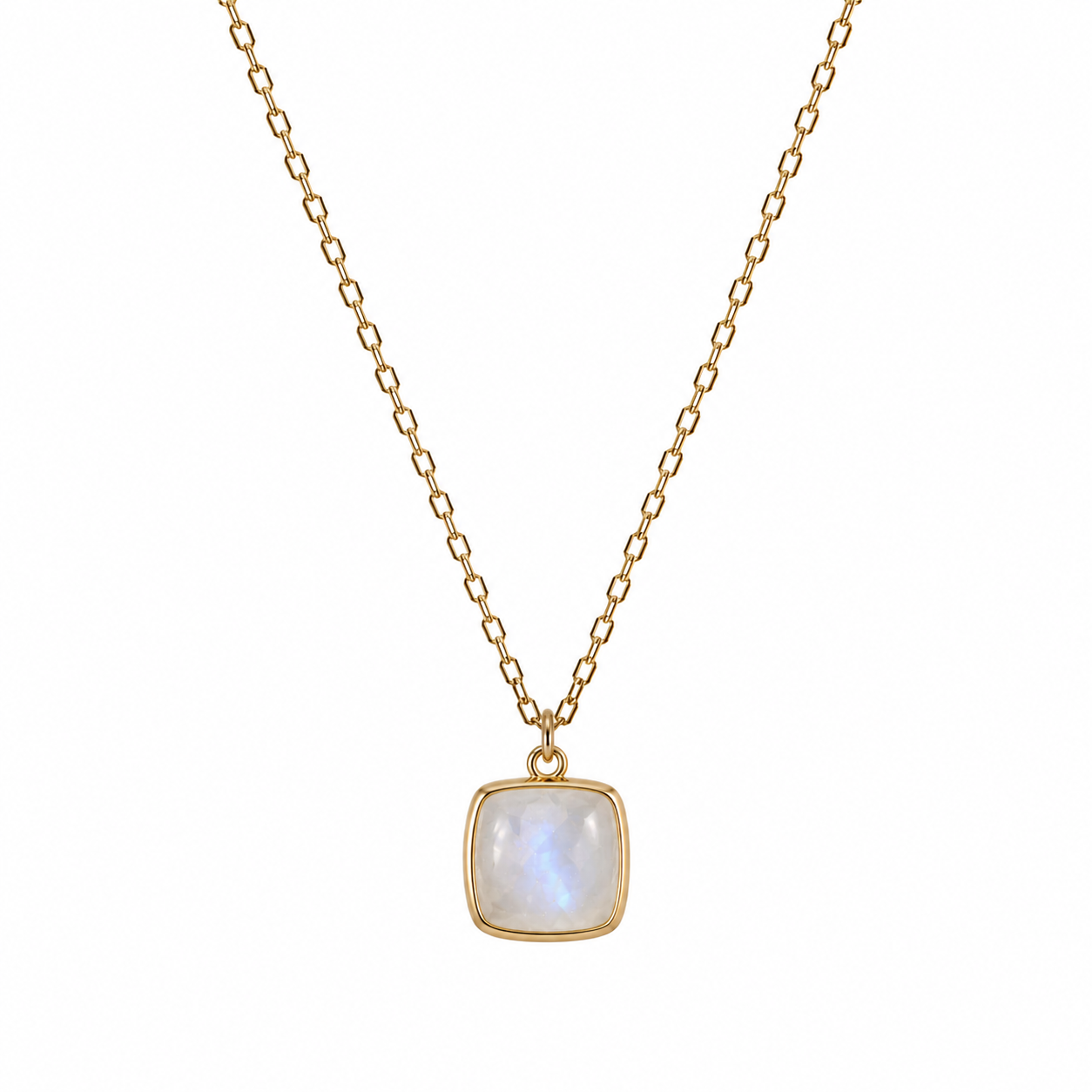 SQUARE STONE NECKLACE