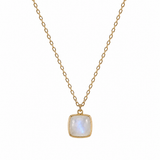 SQUARE STONE NECKLACE