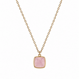 SQUARE STONE NECKLACE