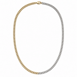 TWO TONE CUBAN CHAIN