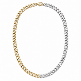 TWO TONE CUBAN CHAIN