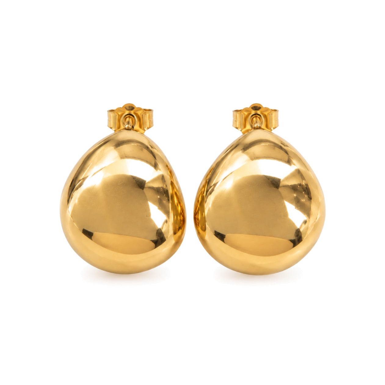 VAIOLA gold earrings by ÍNDIGO