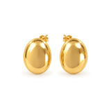 VALE gold earrings by ÍNDIGO